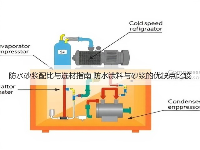 防水砂浆配比与选材指南 防水涂料与砂浆的优缺点比较(图1) 防水砂浆配比与选材指南 防水涂料与砂浆的优缺点比较(图1)